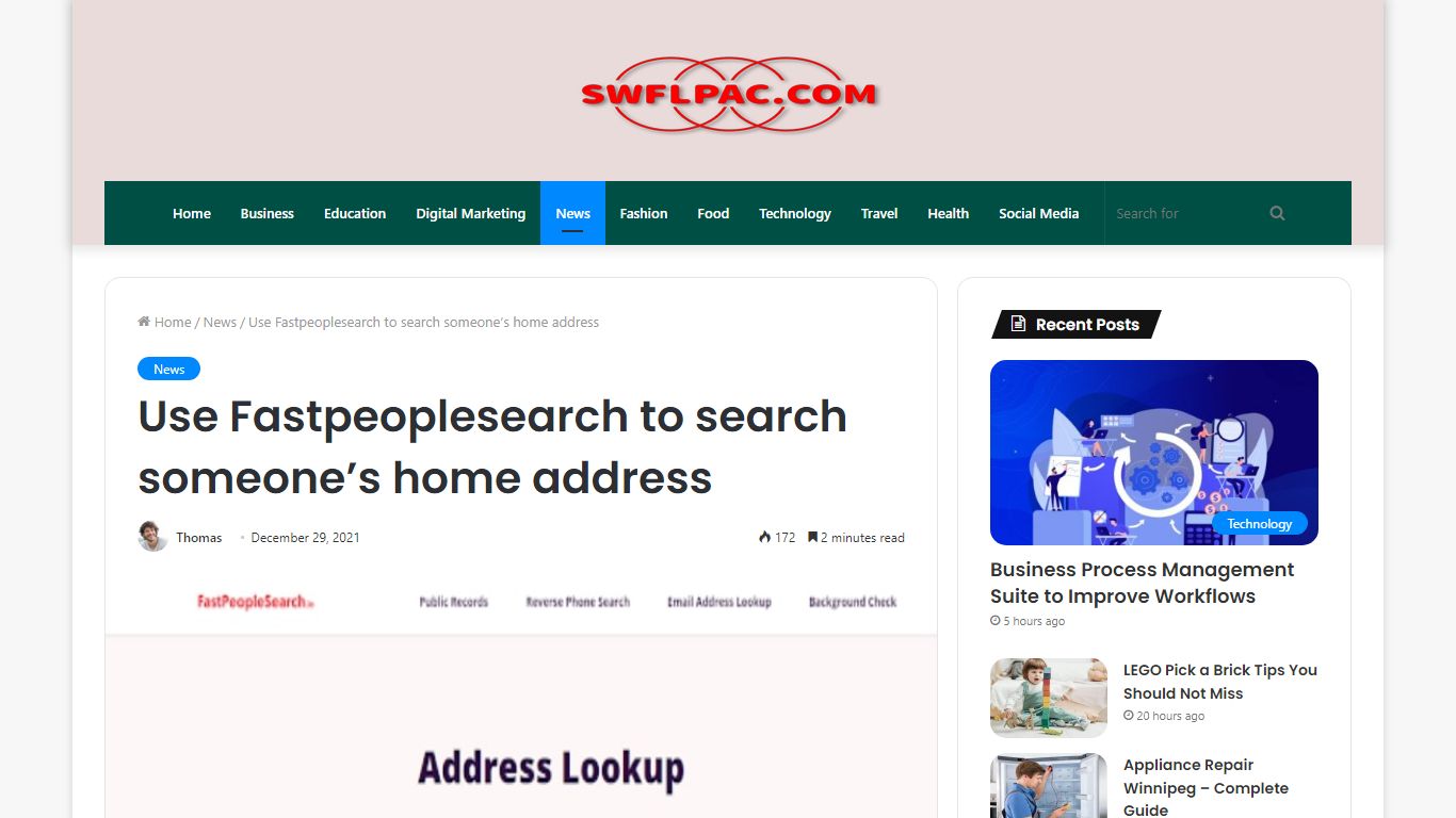 Use Fastpeoplesearch to search someone’s home address